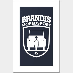Krause Duo Mopedsport Brandis Coat of Arms (white) Posters and Art